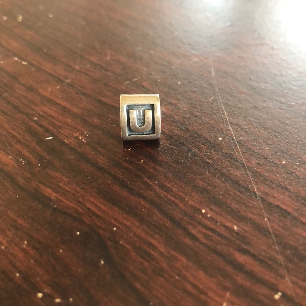 Pandora Retired “U” Charm